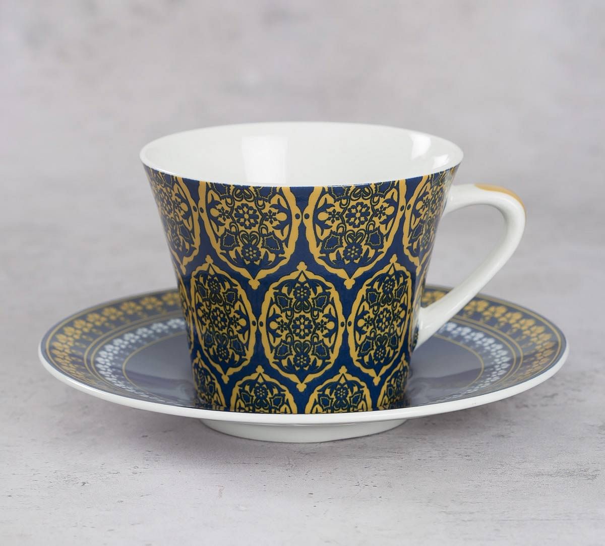 India Circus Floral Hypnosis Cup & Saucer