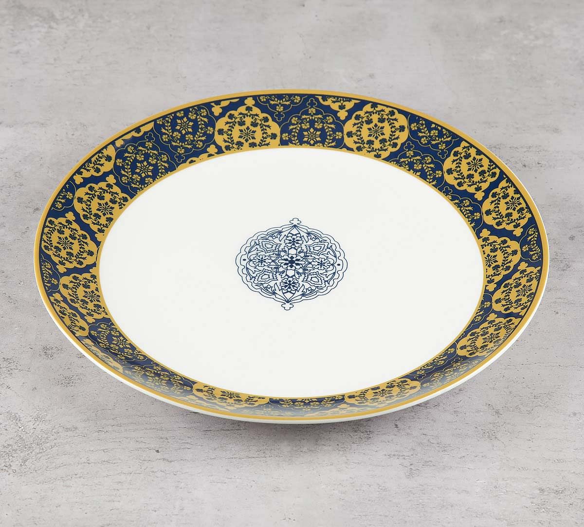 India Circus Floral Hypnosis Dinner Plate