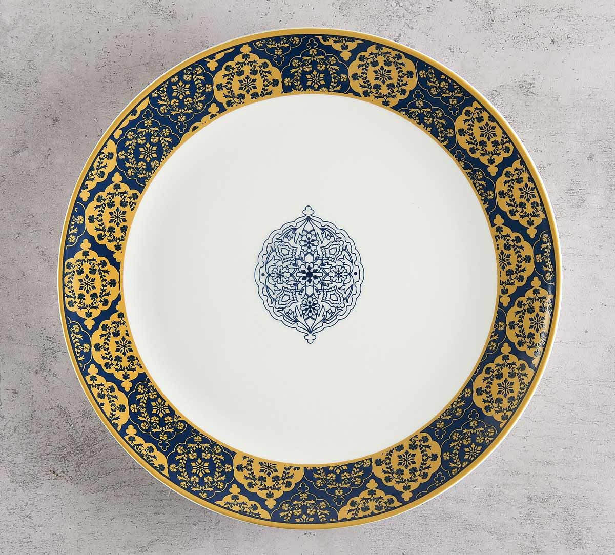 India Circus Floral Hypnosis Dinner Plate