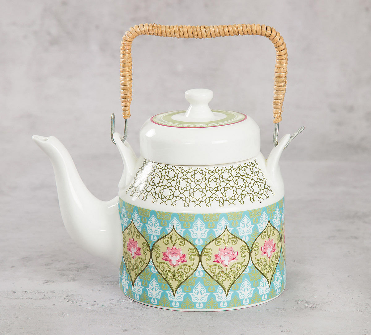 India Circus Floral Illusion Kettle