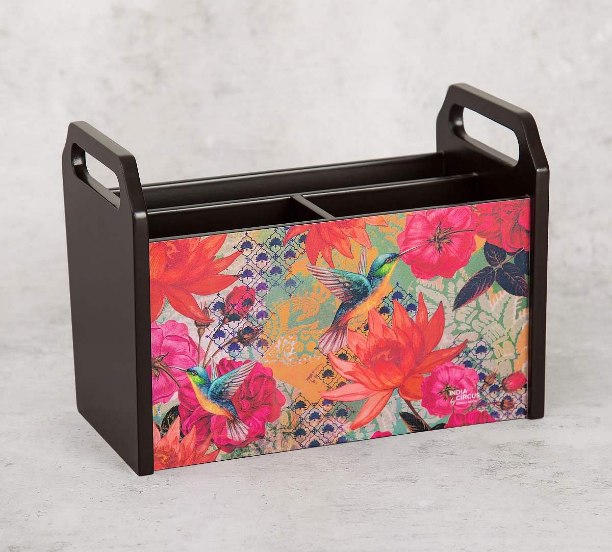 India Circus Floral Kingdom Desk Organizer