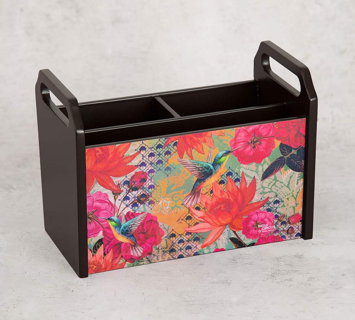 India Circus Floral Kingdom Desk Organizer