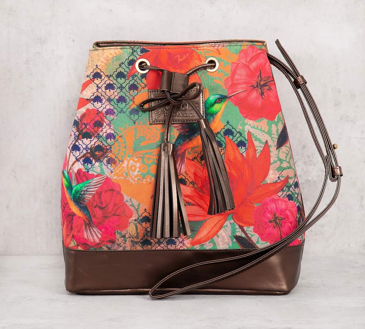 India Circus Floral Kingdom Hobo Bag