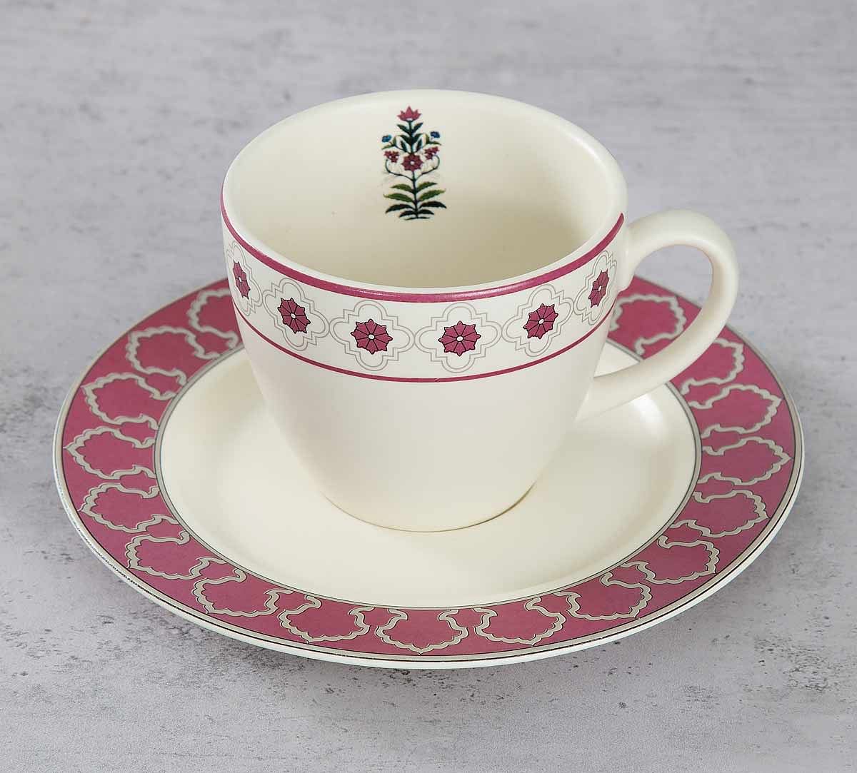 India Circus Floral Lattice Cup and Saucer