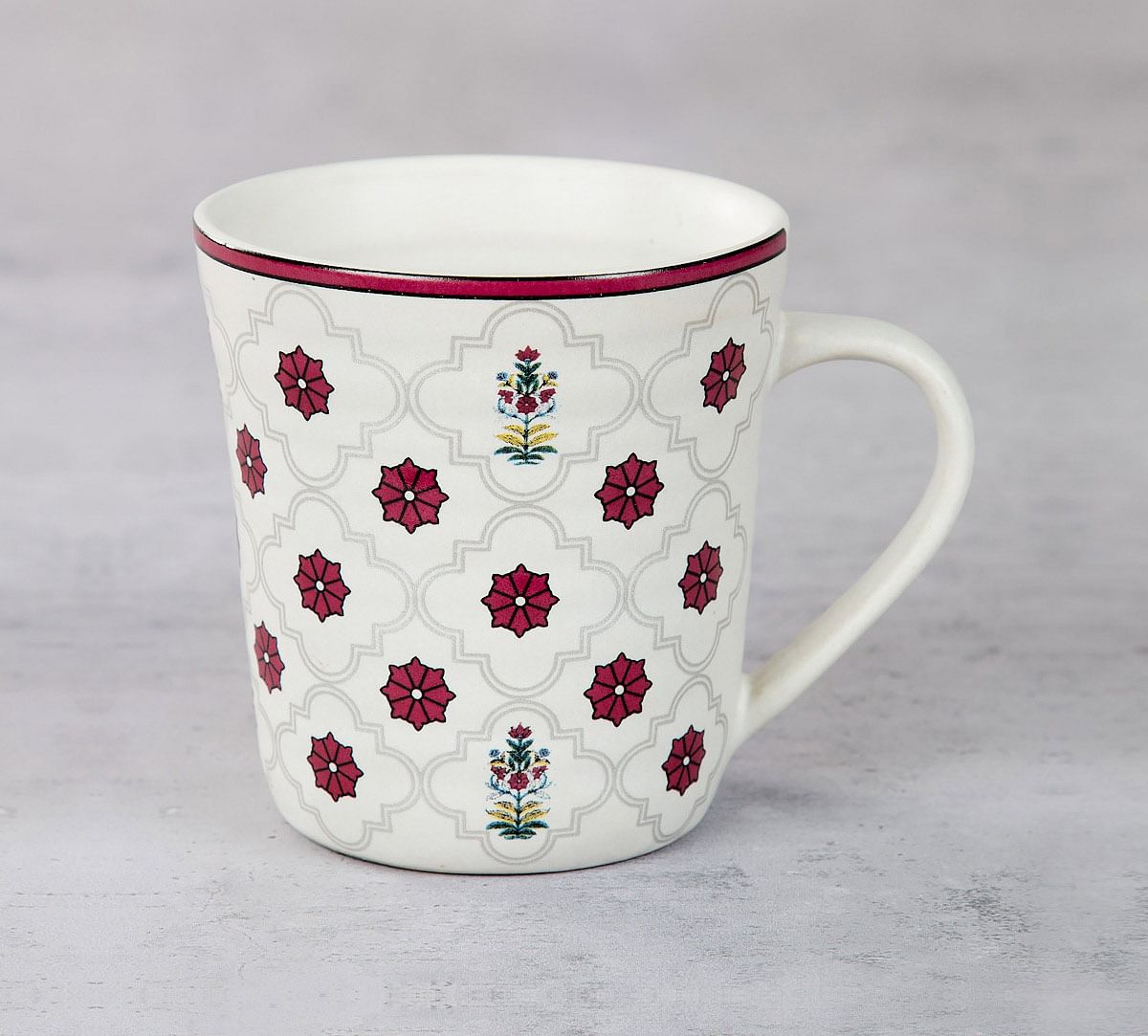 India Circus Floral Lattice Mug