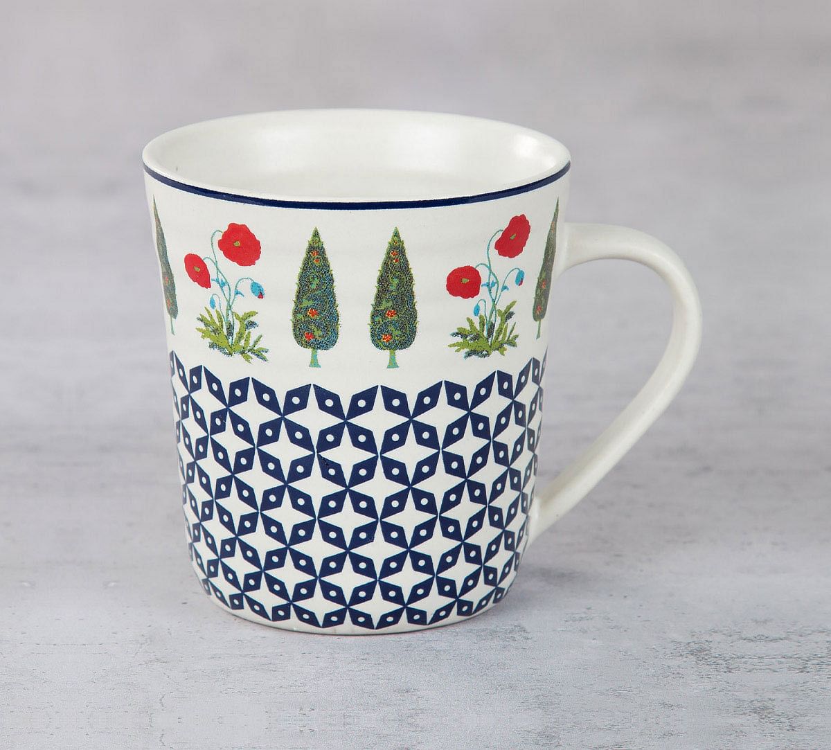 India Circus Flowers and Ferns Mug