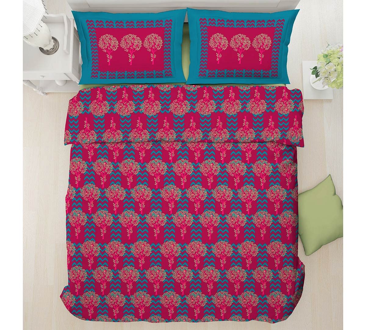 India Circus Flutter Tree Bed Sheet Set