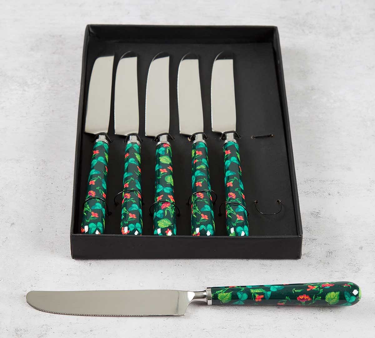 India Circus Fluttering Extravagance Butter Knife Set of 6