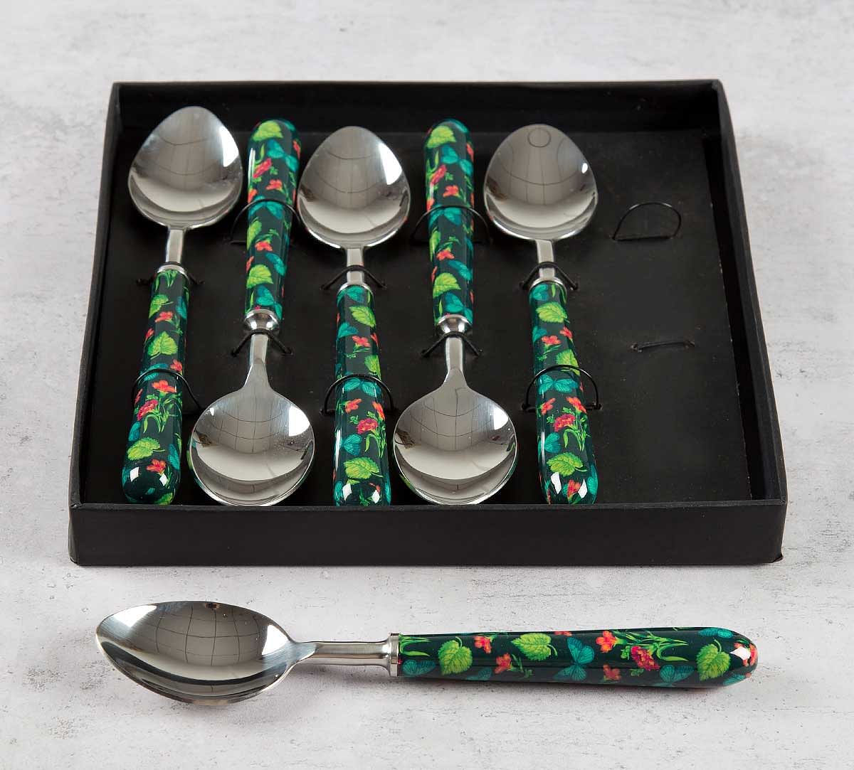 India Circus Fluttering Extravagance Table Spoon Set of 6