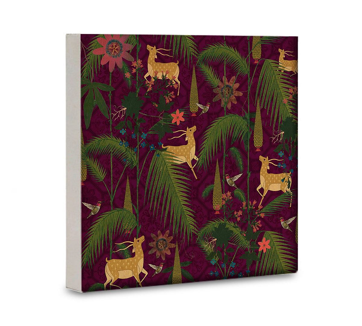 India Circus Forest Fetish 16x16 and 24x24 Canvas Wall Art