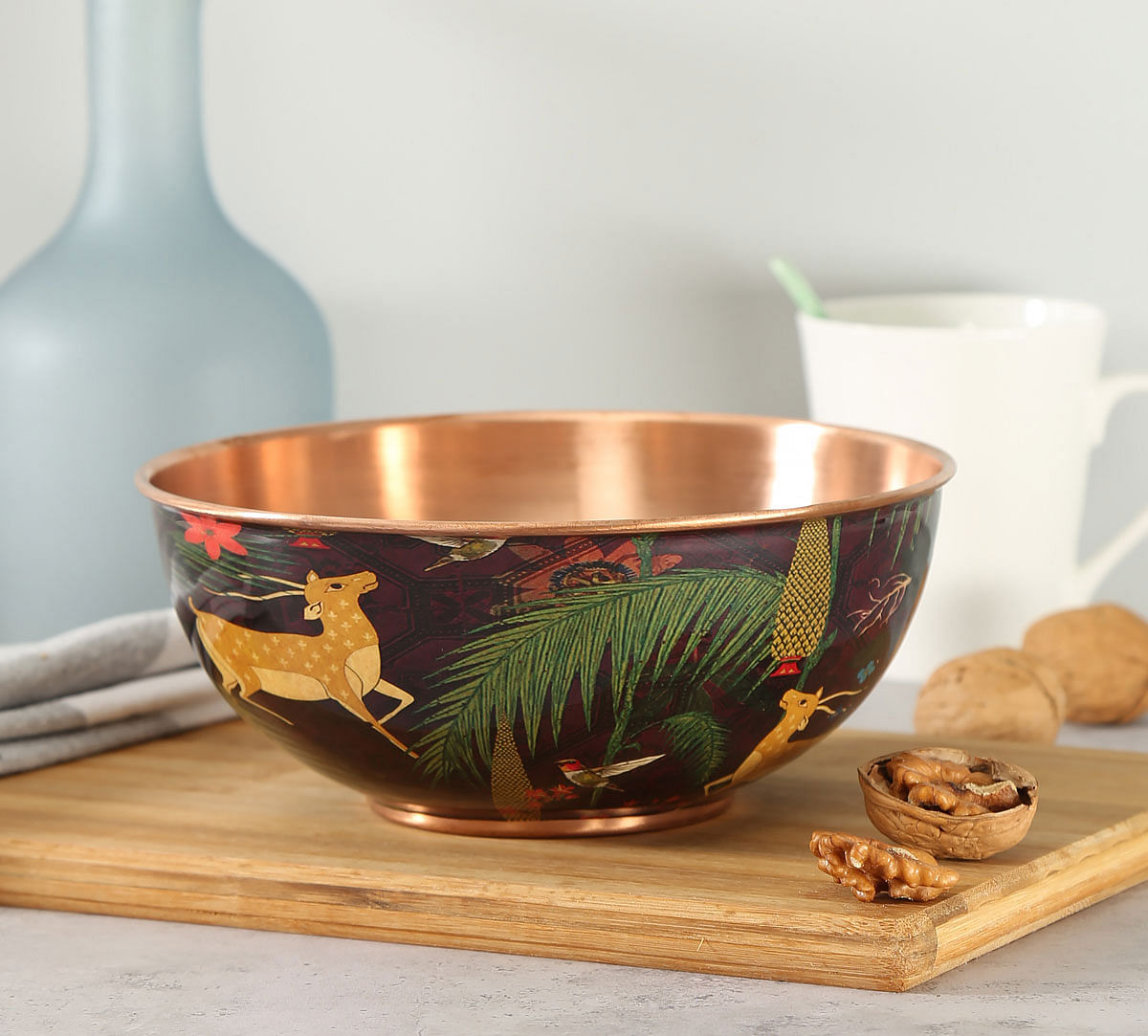 India Circus Forest Fetish Copper Bowl