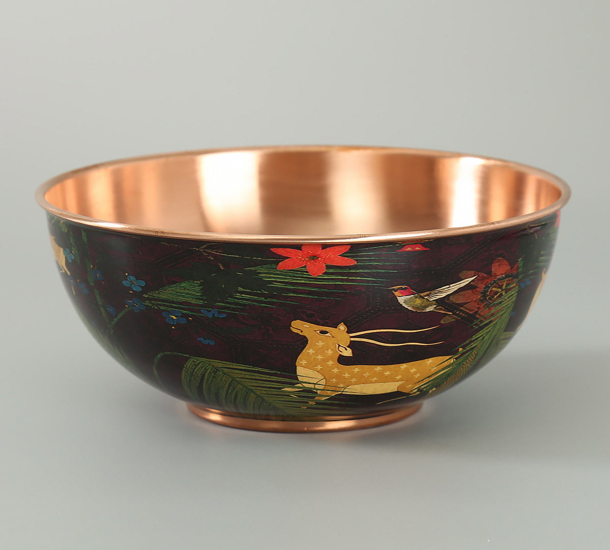 India Circus Forest Fetish Copper Bowl