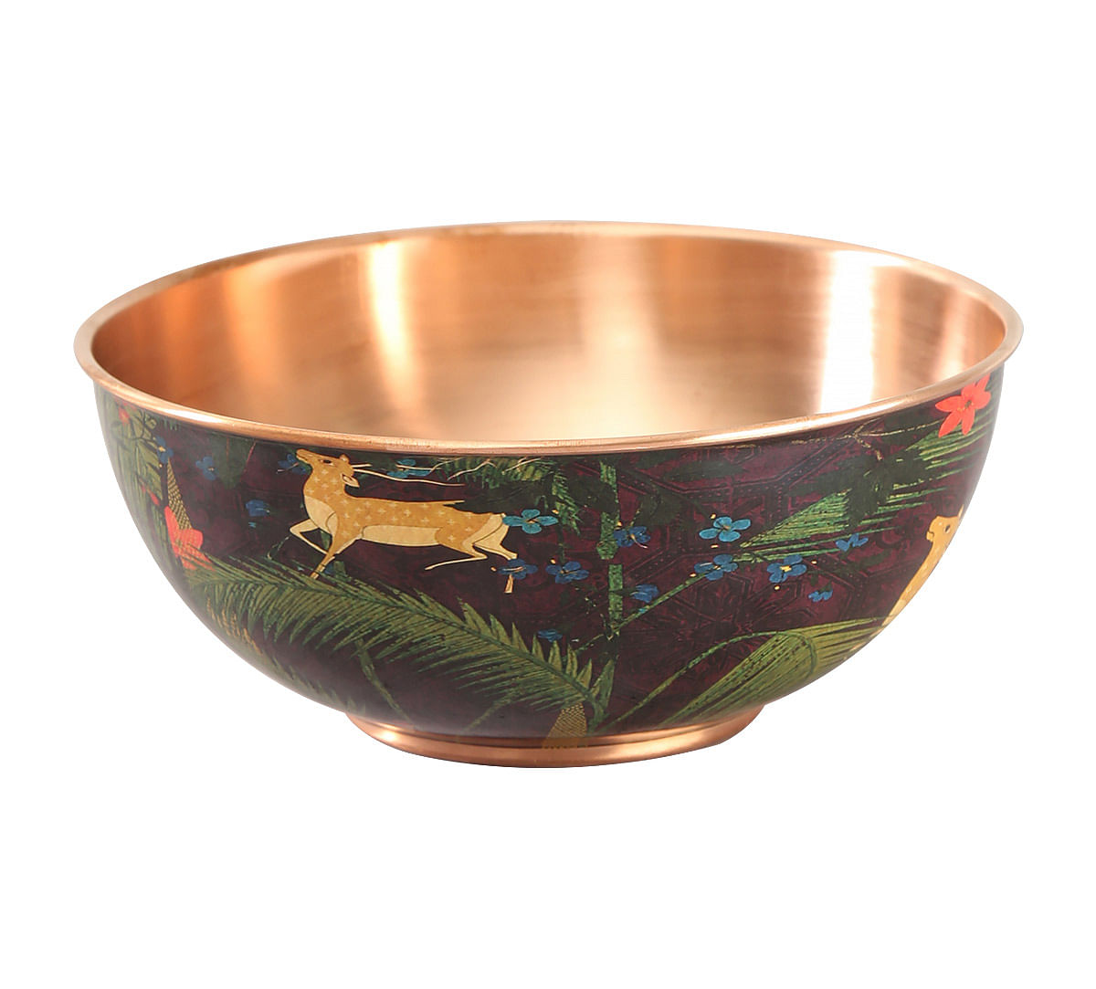 India Circus Forest Fetish Copper Bowl