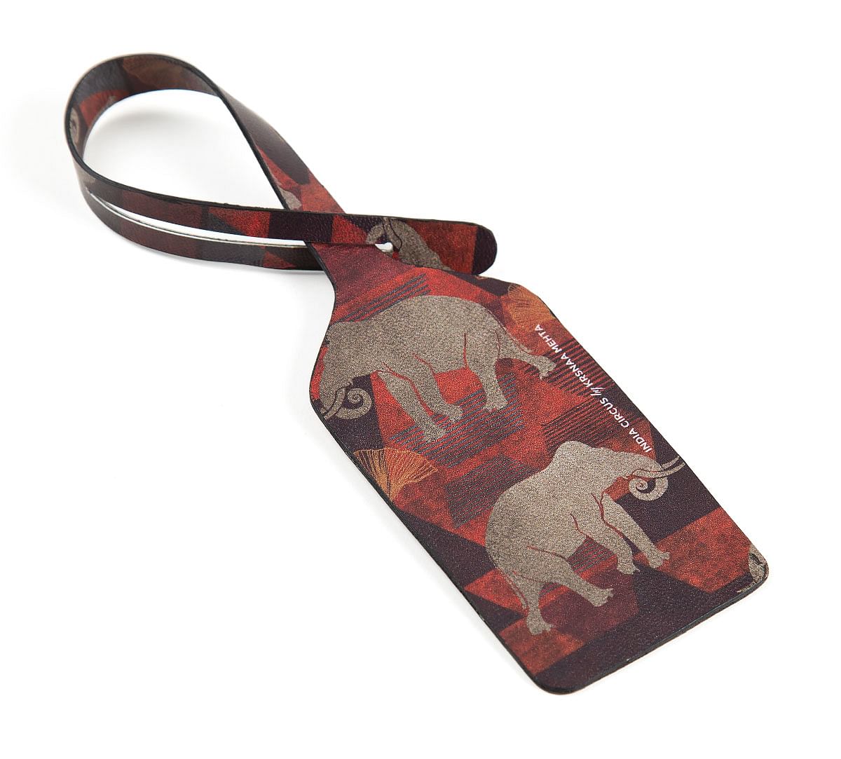 India Circus Gallant Tusker Travel Tag Set of 2