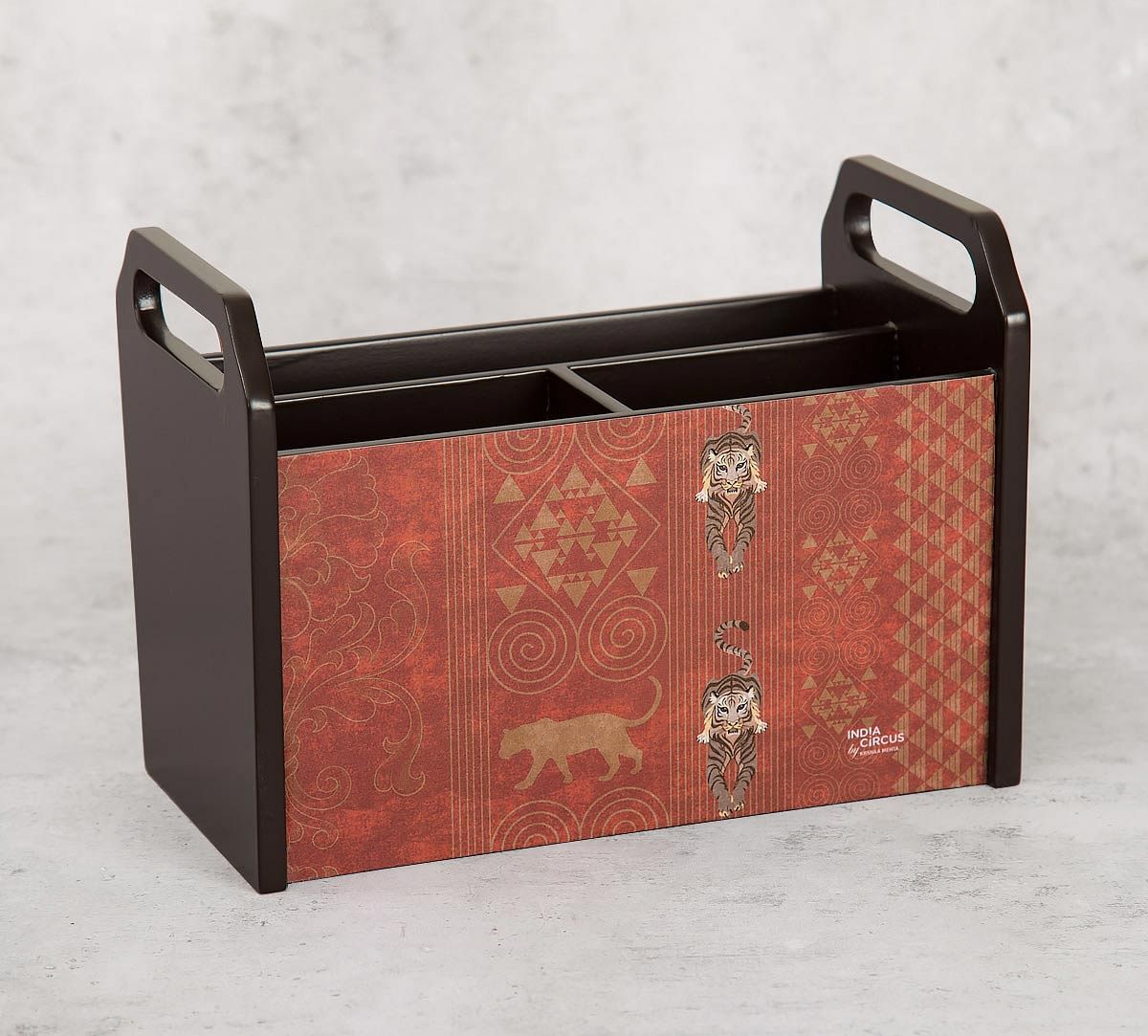 India Circus Geometrical Empress Desk Organizer