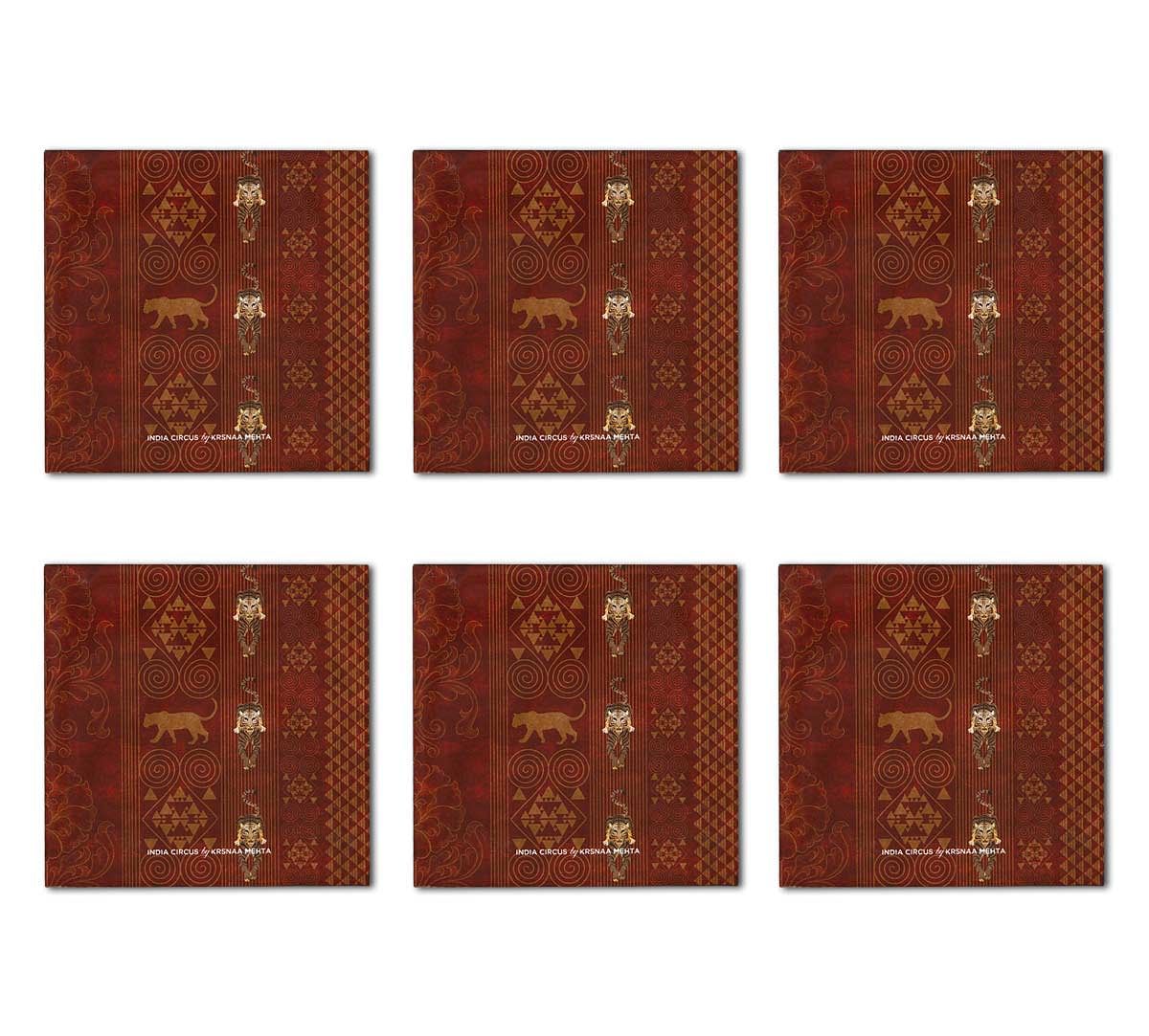 India Circus Geometrical Empress Table Coaster