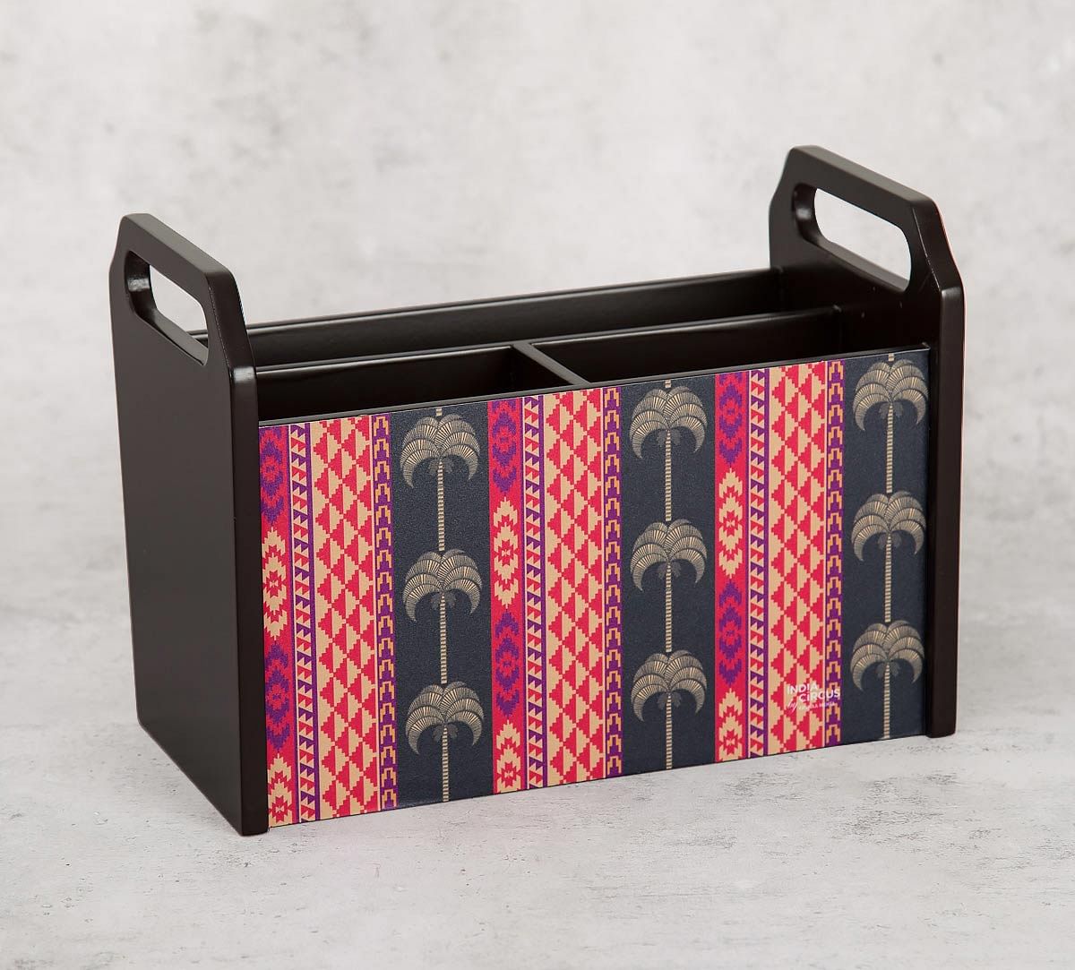 India Circus Geometrical Palmeria Desk Organizer