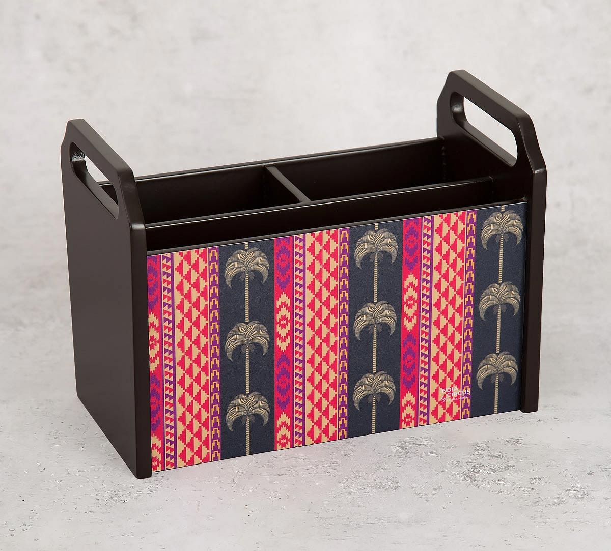 India Circus Geometrical Palmeria Desk Organizer