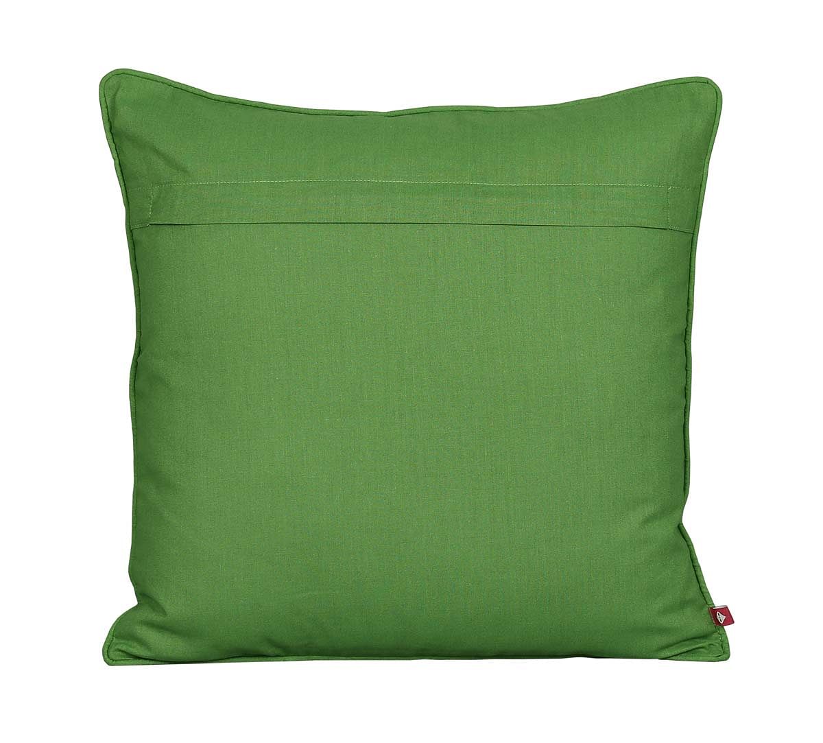 India Circus Geometrical Parrots Polyester Cushion Cover