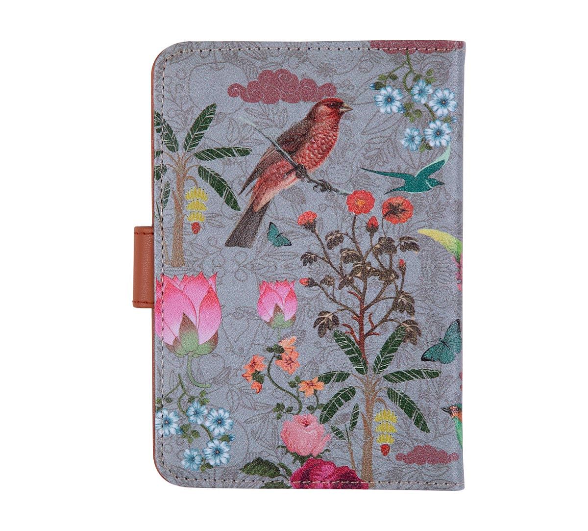 India Circus Grey Bird Land Passport Cover