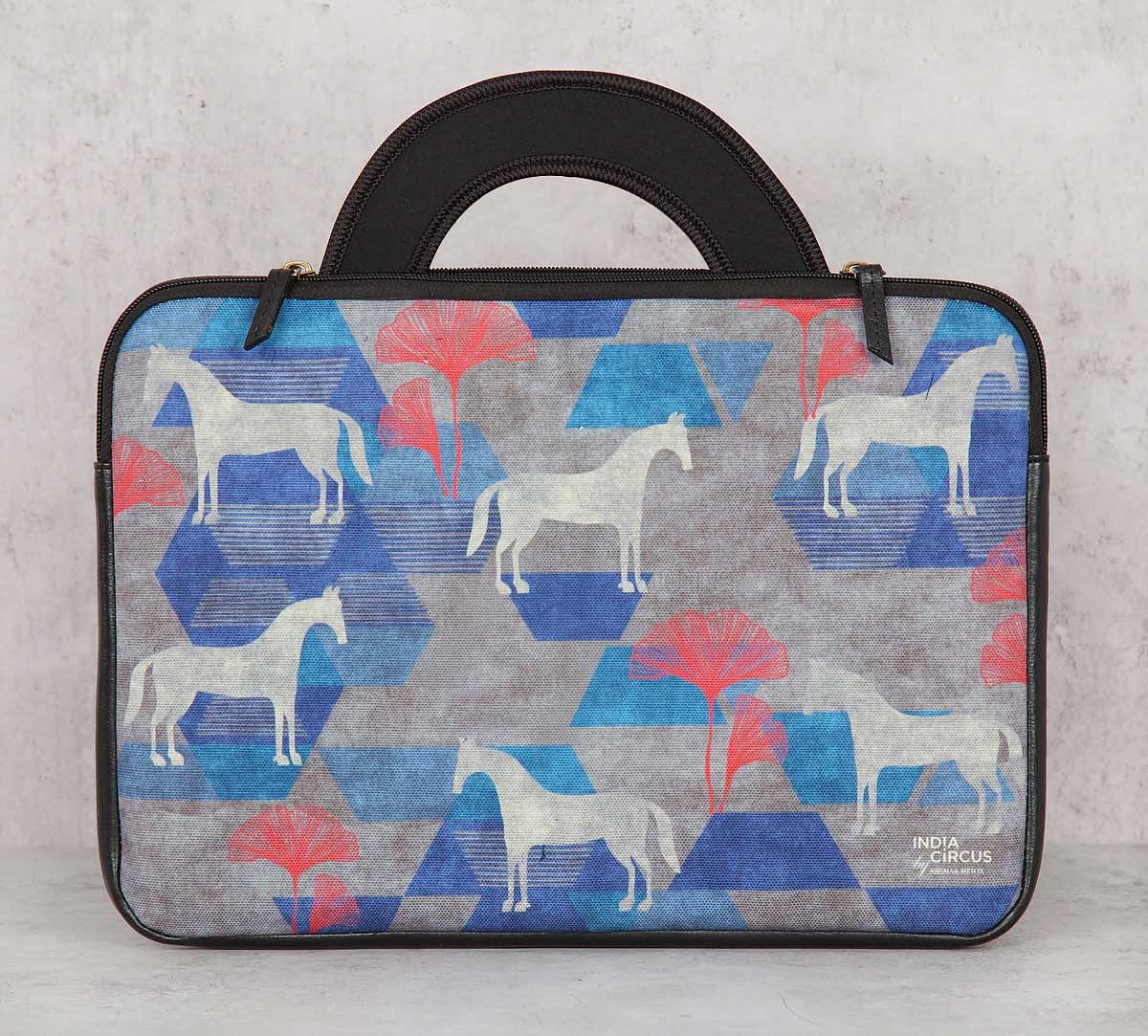 India Circus Grey Gallant Gypsy 13-inch Laptop Bag