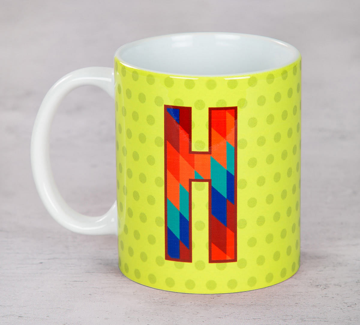 India Circus Happy Alphabet H Mug