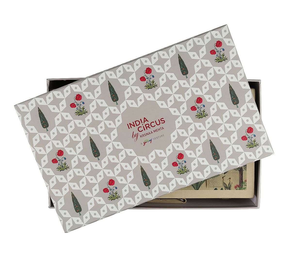 India Circus Heron's Garden Leather Watch and Eyewear Box