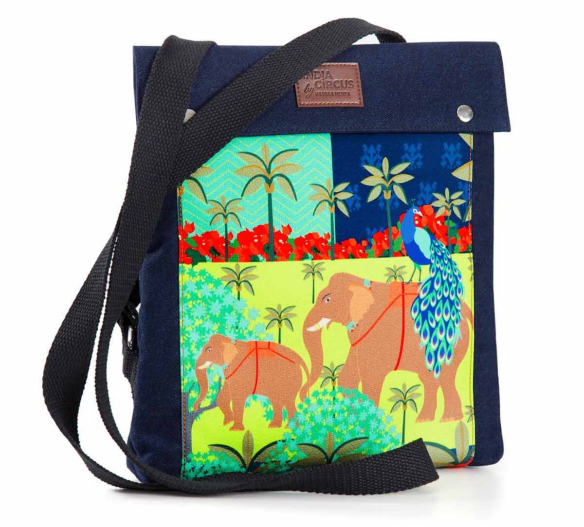 India Circus Indian Authenticity Sling Denim Backpack