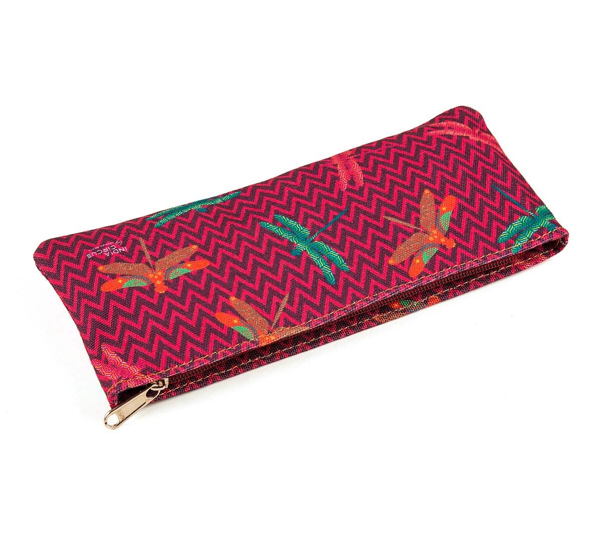 India Circus Jam Chevron Butterflies Small Utility Pouch