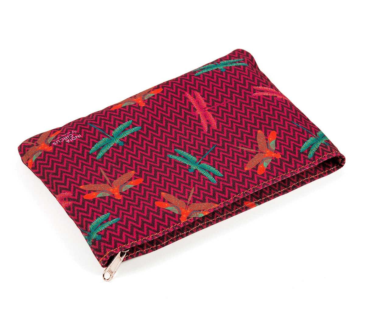 India Circus Jam Chevron Butterflies Utility Pouch