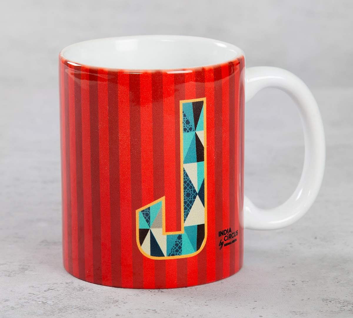 India Circus Jaunty Alphabet J Mug