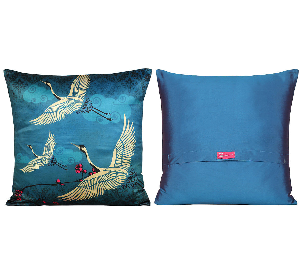 India Circus Lakeside Crane Flight Cushion Cover Set of 5