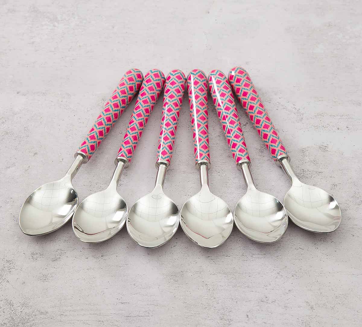 India Circus Lattice Practice Table Spoon Set of 6