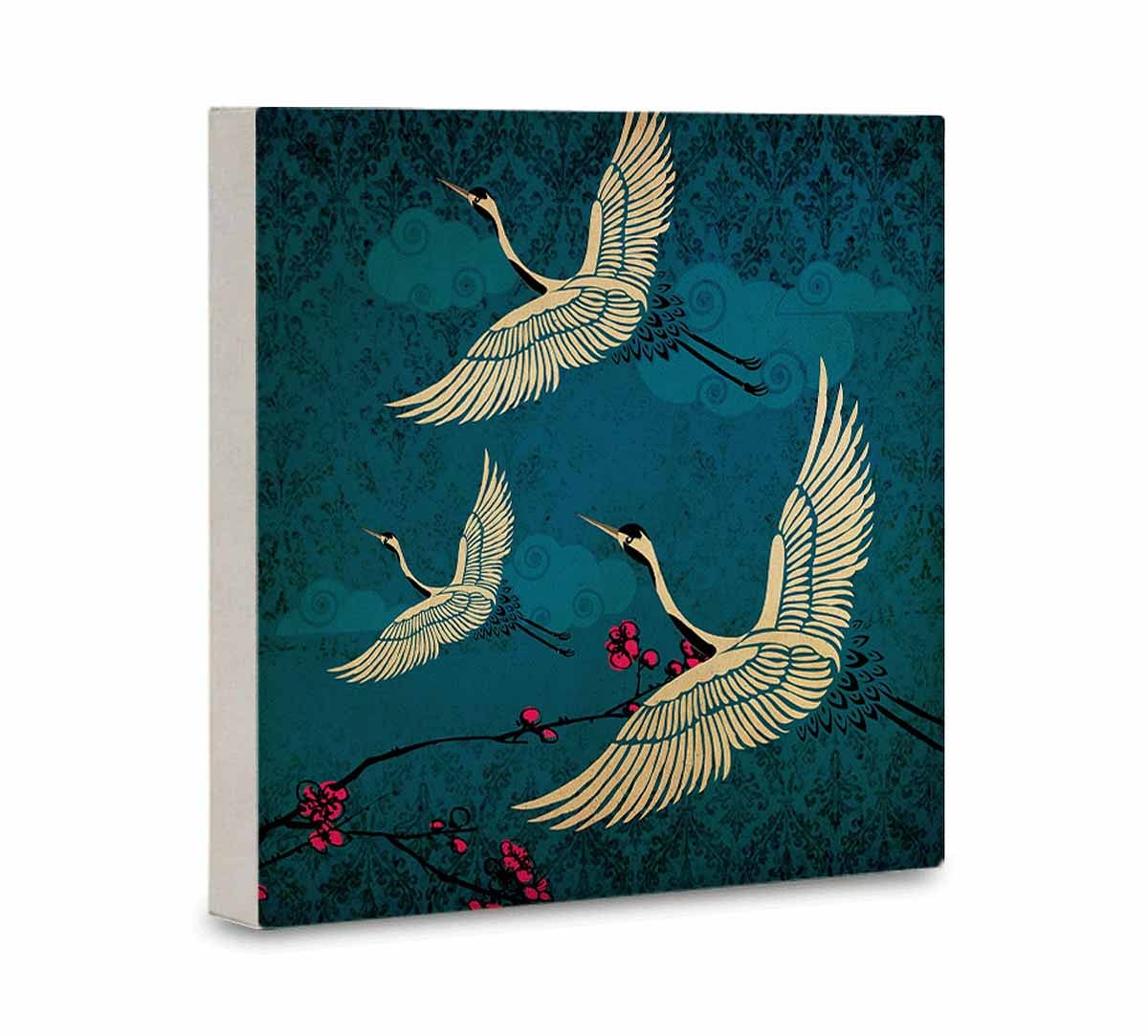 India Circus Legend of the Cranes Canvas Mounted Wall Art