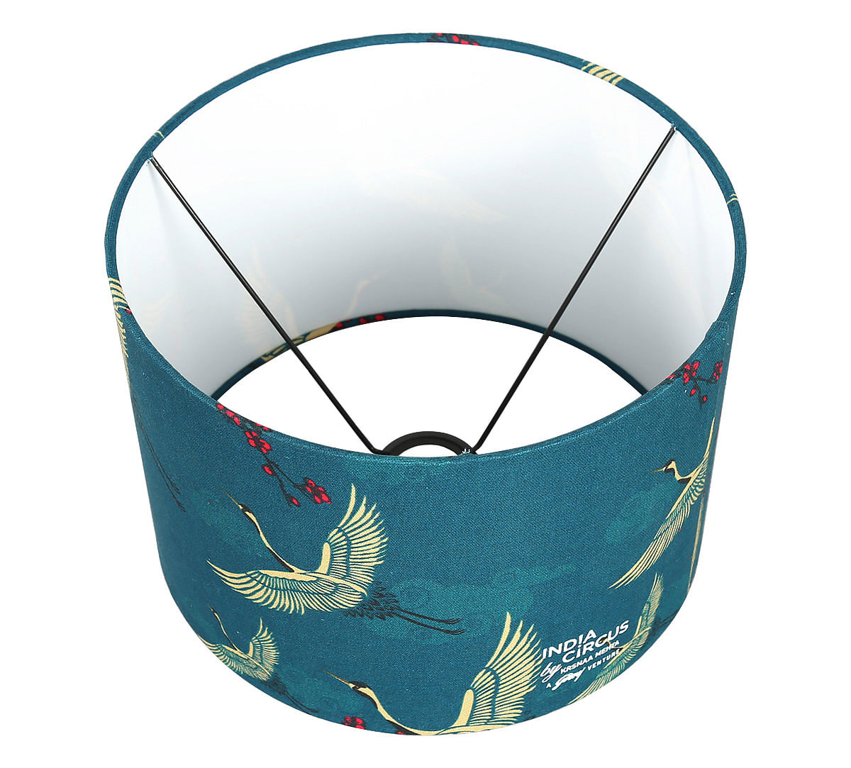 India Circus Legend of the Cranes Cylindrical Lamp Shade