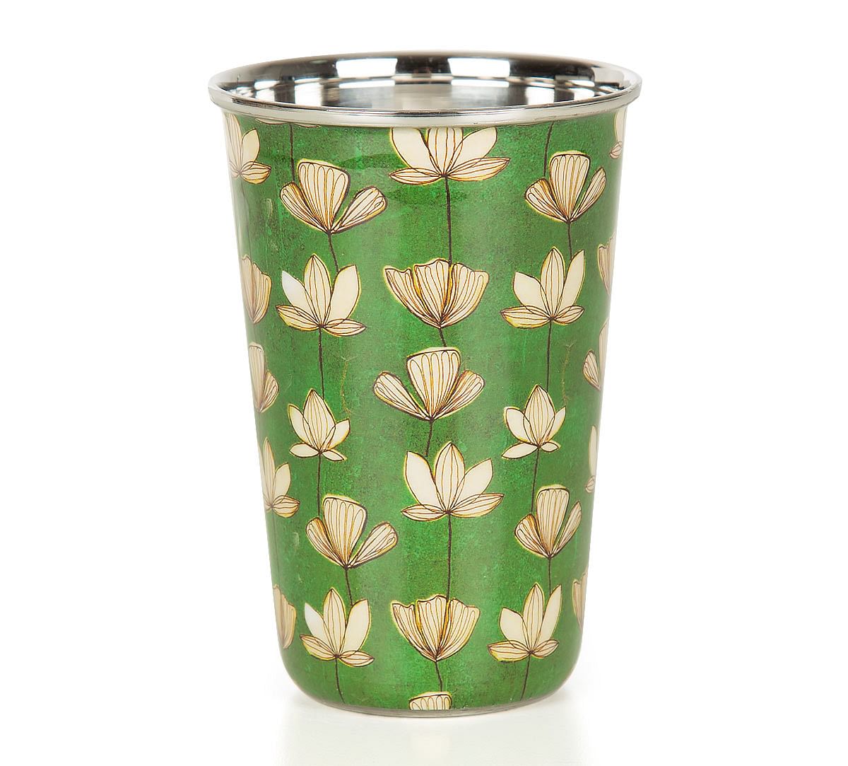 India Circus Lotus Pond Steel Tumbler Set of 2