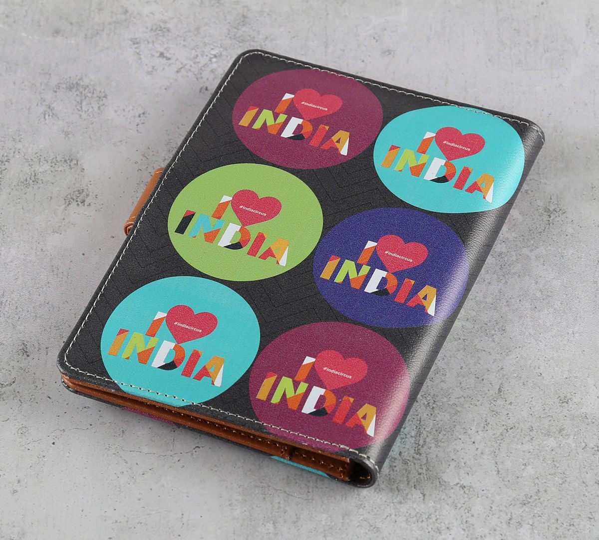 India Circus Love IC Passport Cover