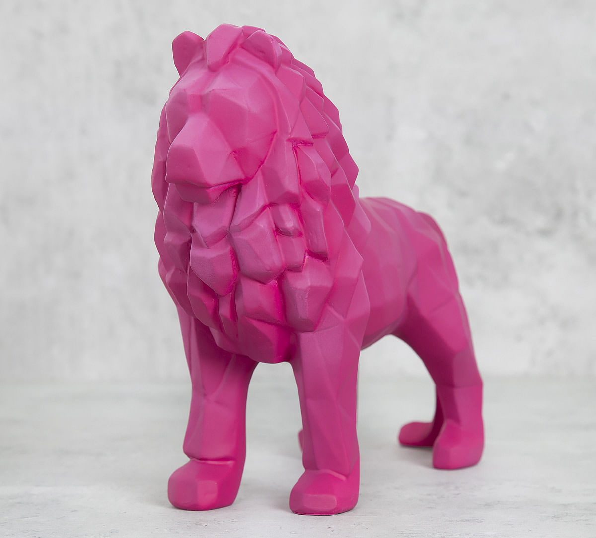 India Circus Magenta King of Beasts Figurine