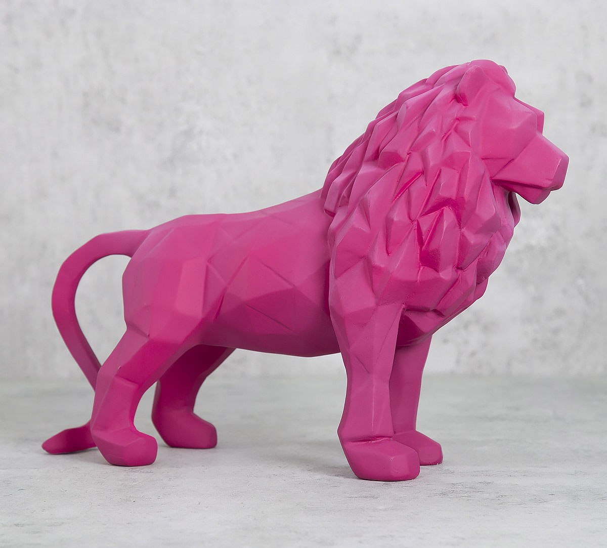 India Circus Magenta King of Beasts Figurine