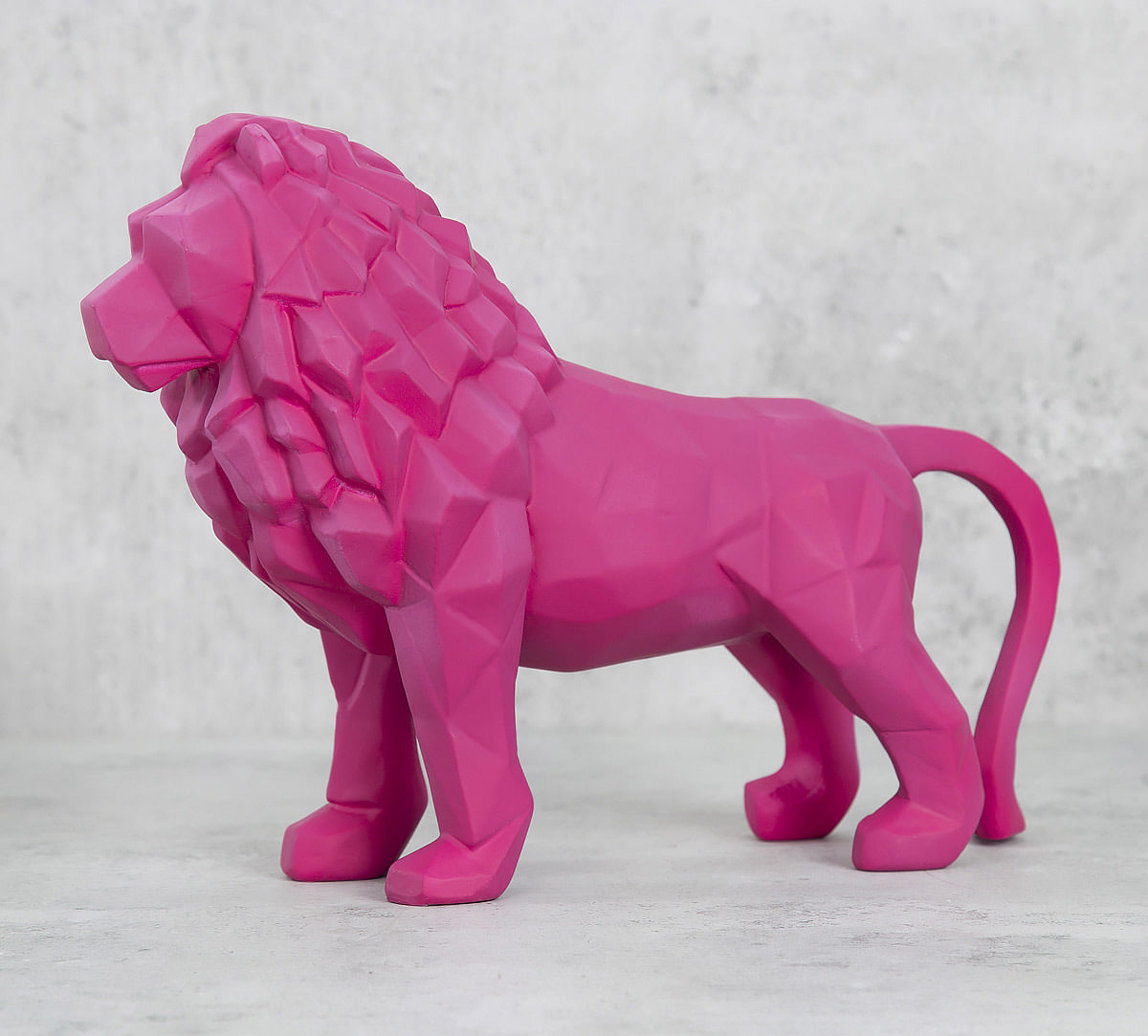 India Circus Magenta King of Beasts Figurine