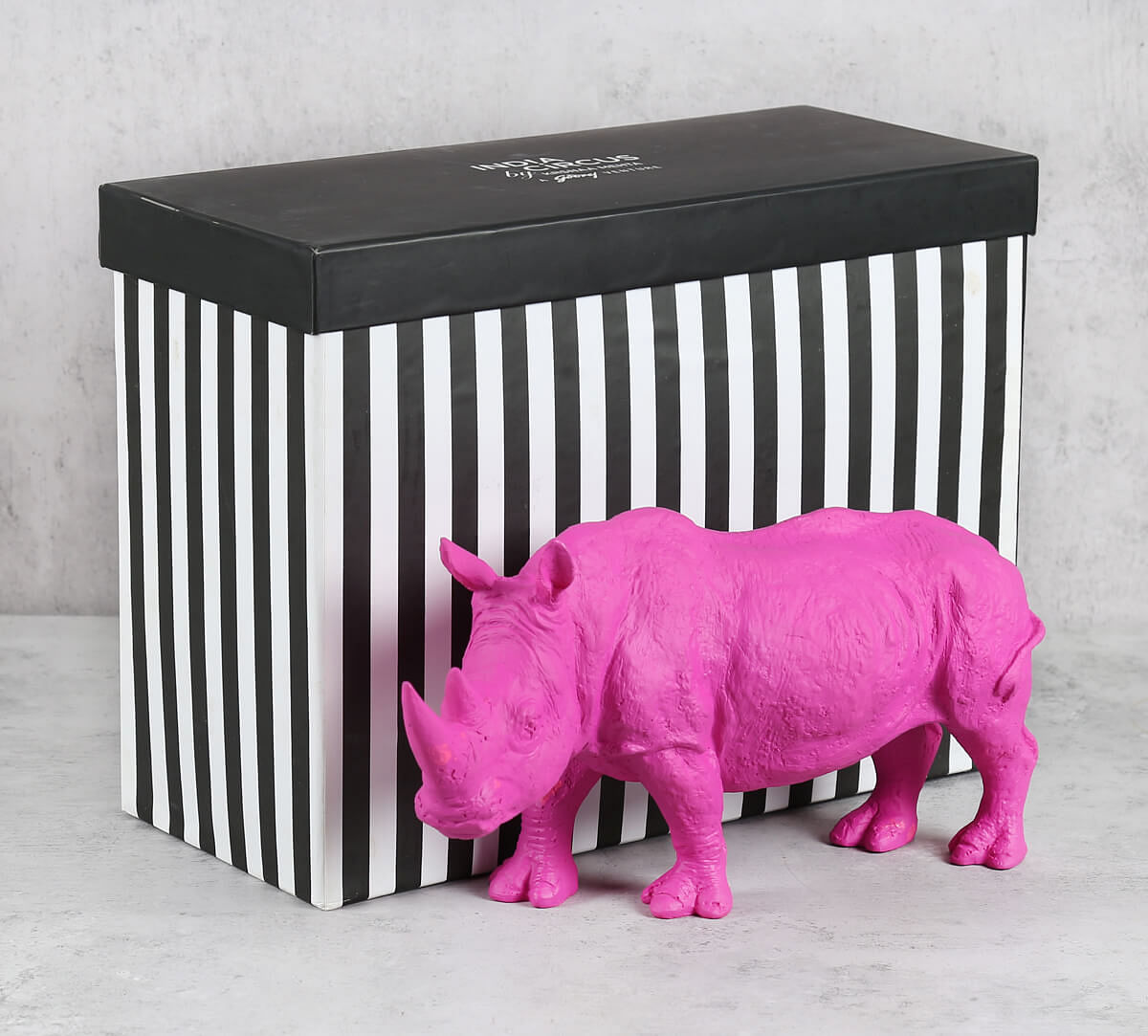 India Circus Magento Rhino Calf Figurine