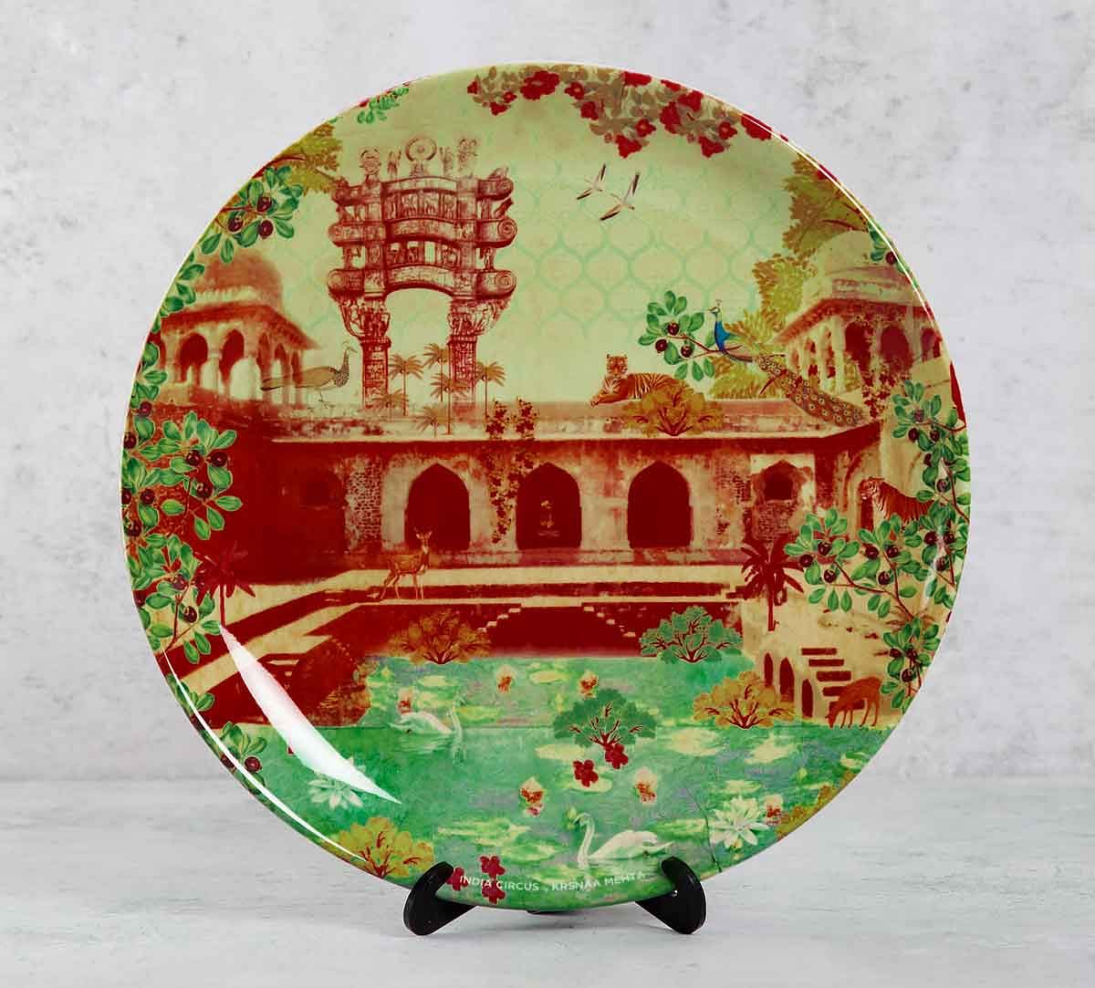 India Circus Mammalian Picnic 10 inch Decorative and Snacks Platter