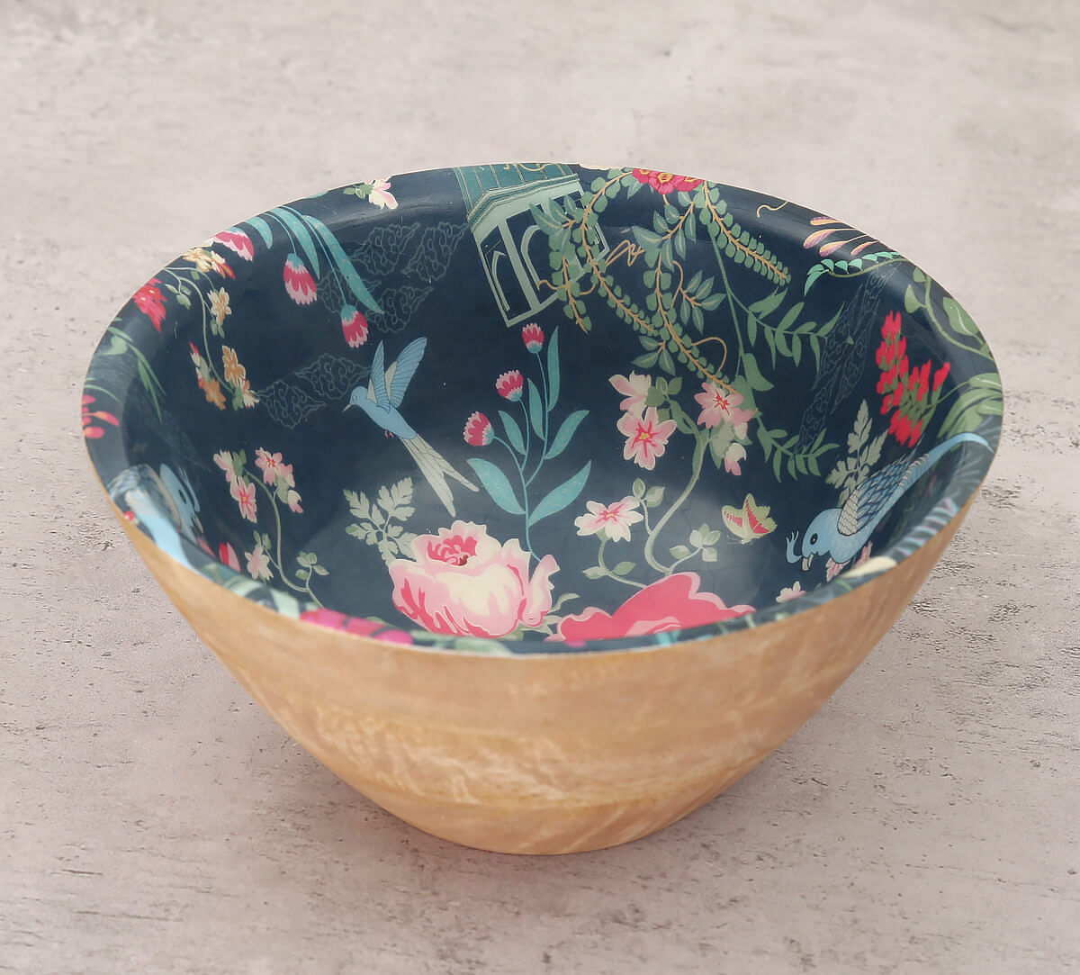 India Circus Minaret Whispers Wooden Bowl