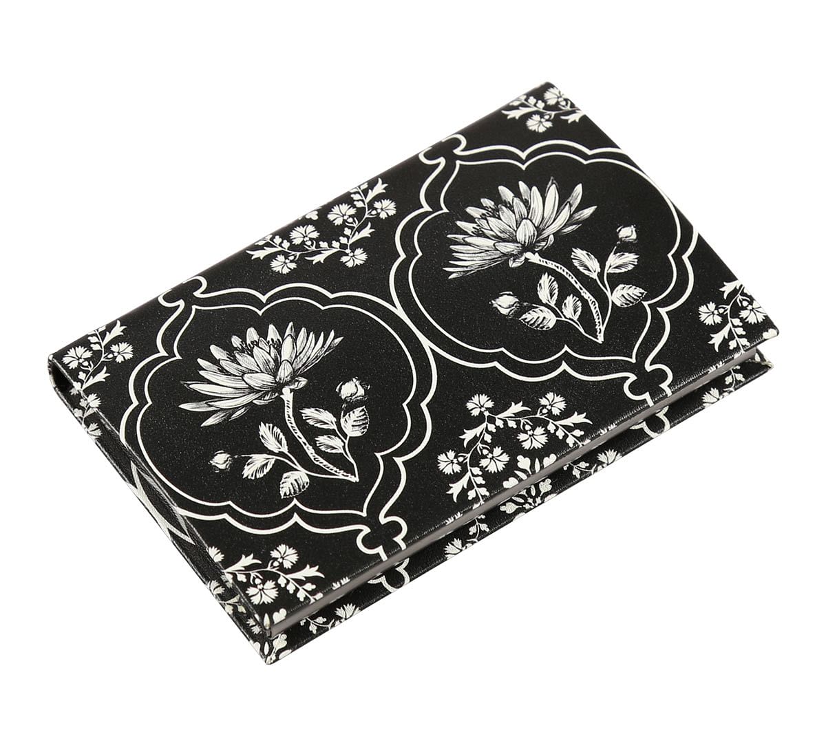 India Circus Monochrome Lotus Reiteration Visiting Card Holder