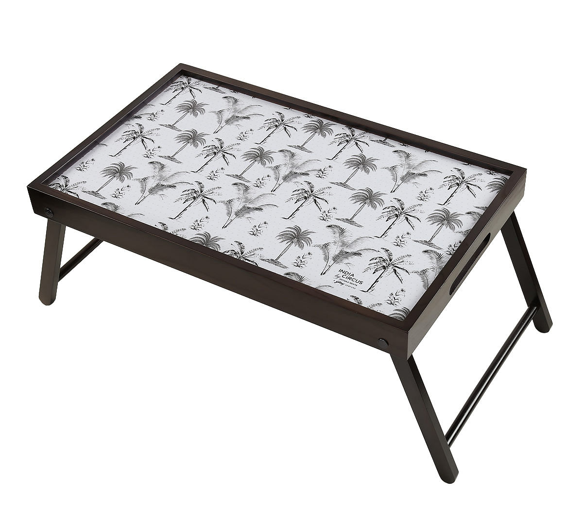 India Circus Monochrome Palms Breakfast Tray