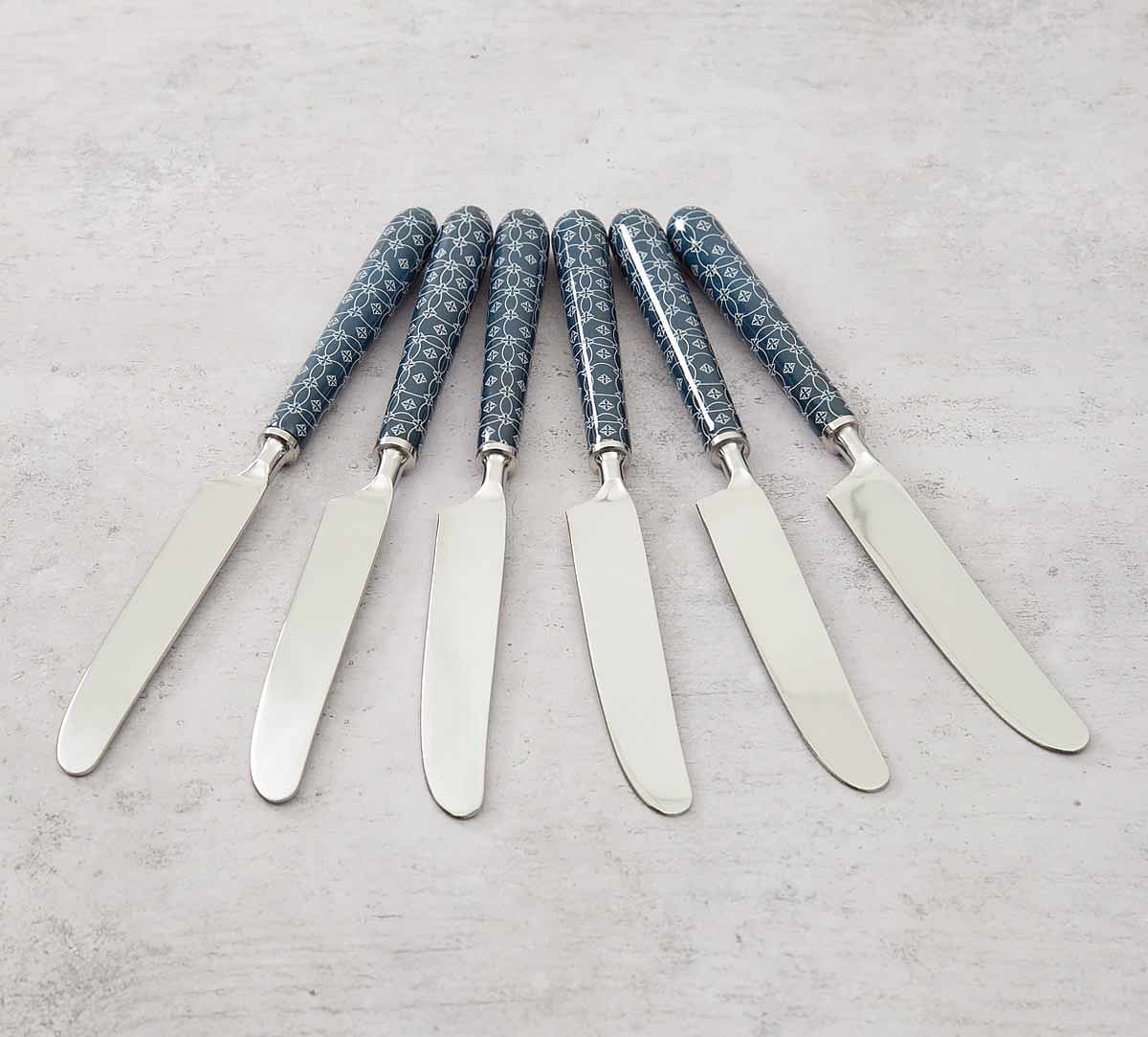 India Circus Moribund Geometry Butter Knife Set of 6