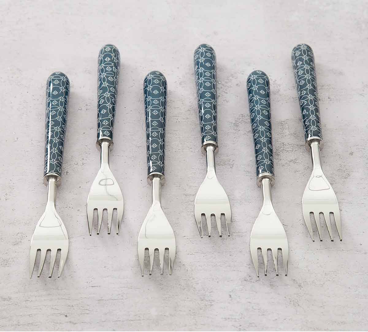 India Circus Moribund Geometry Table Fork Set of 6
