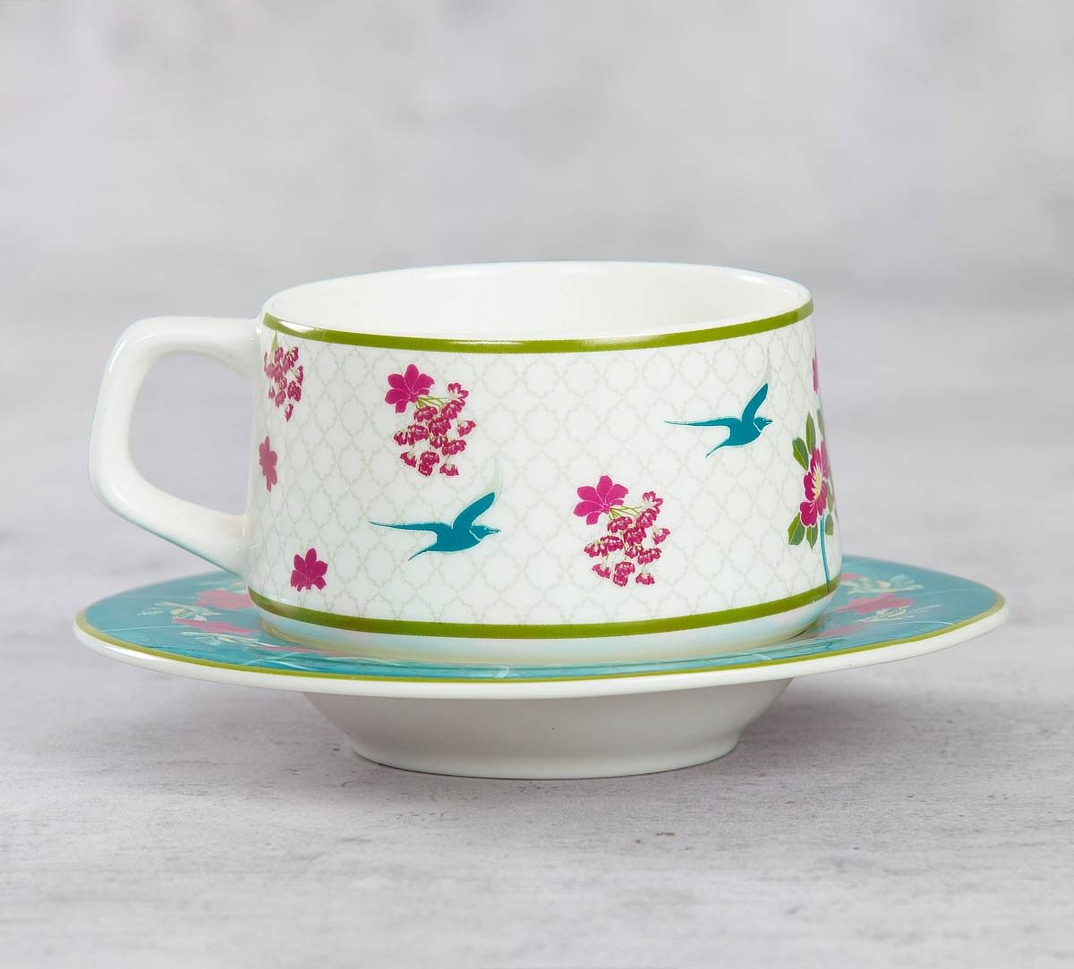 India Circus Natures Essence Paradise Cup and Saucer