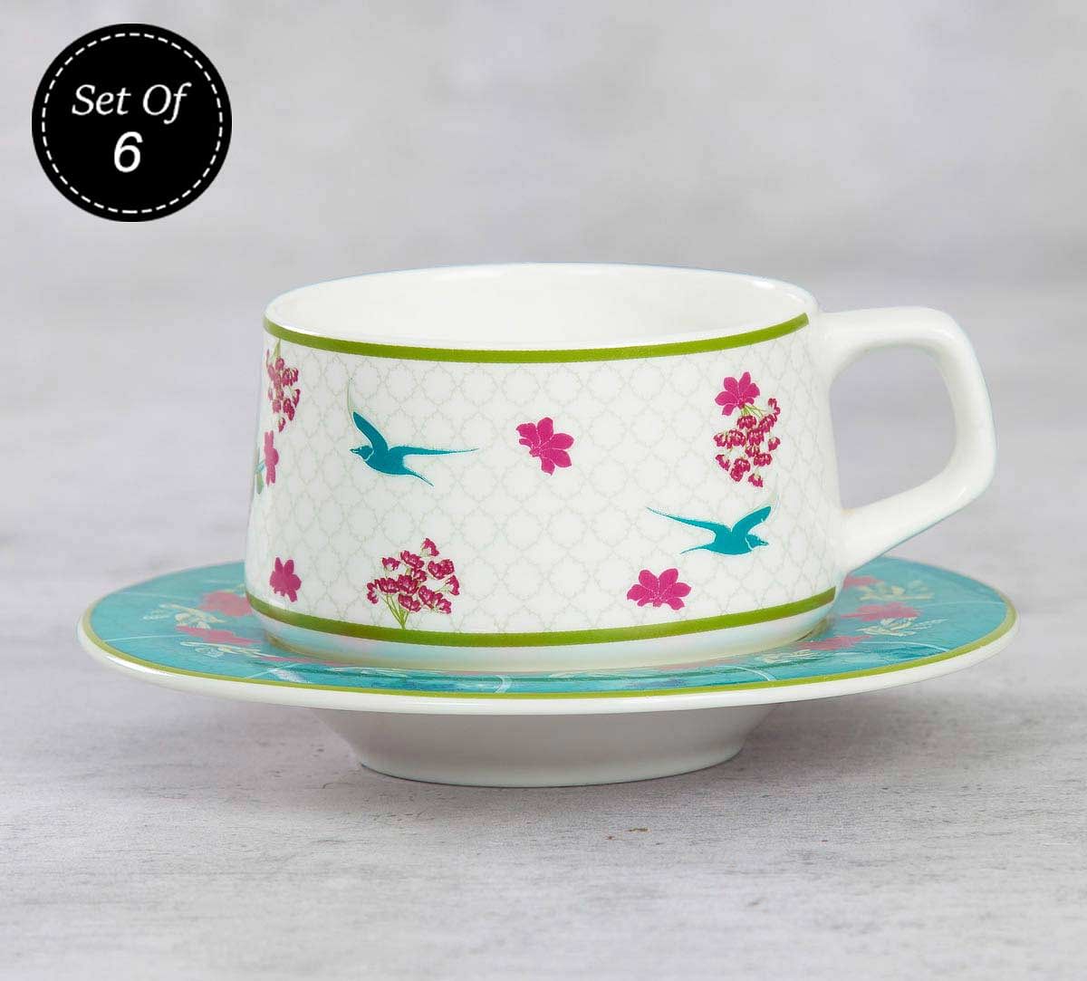 India Circus Natures Essence Paradise Cup and Saucer