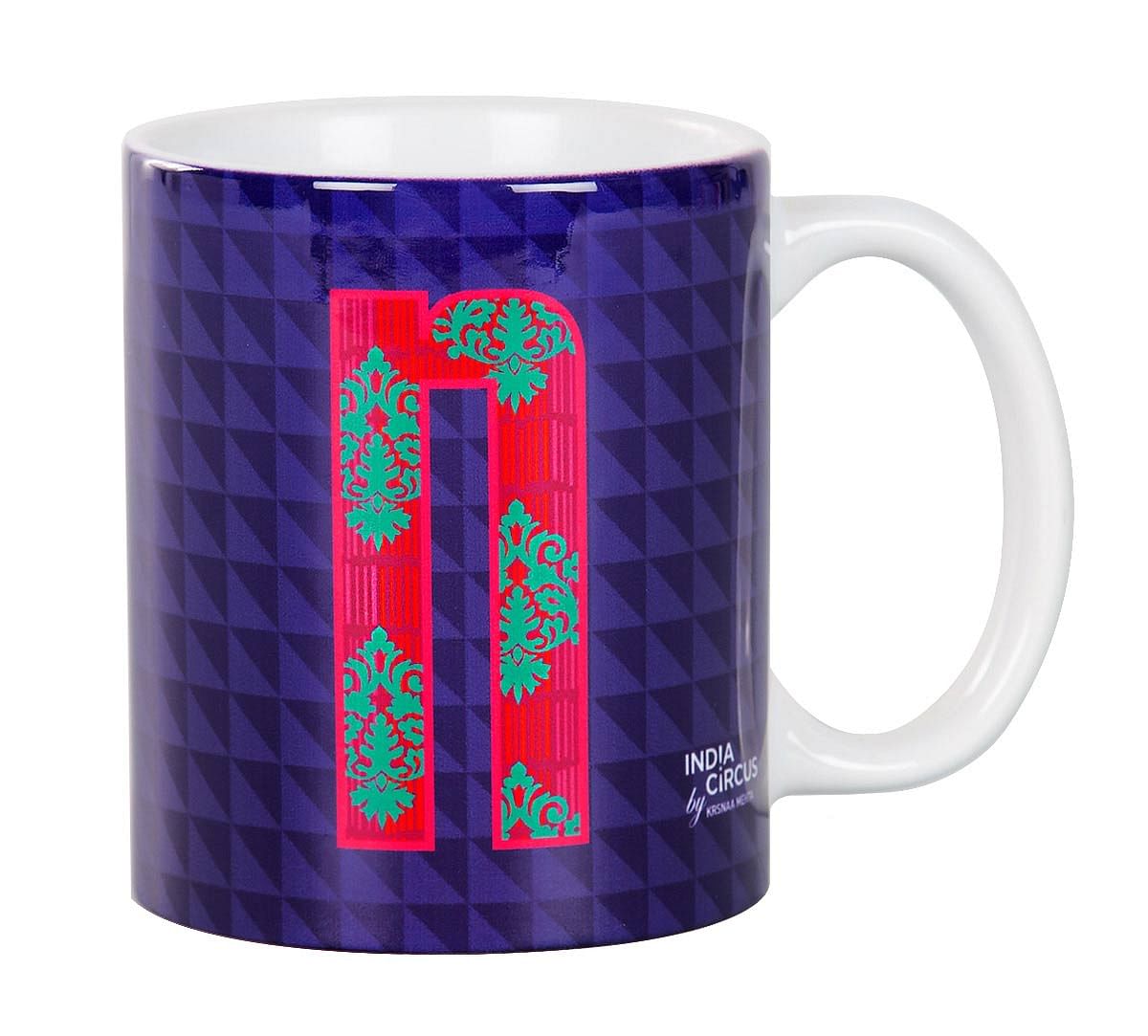 India Circus Nostalgic Alphabet N Mug